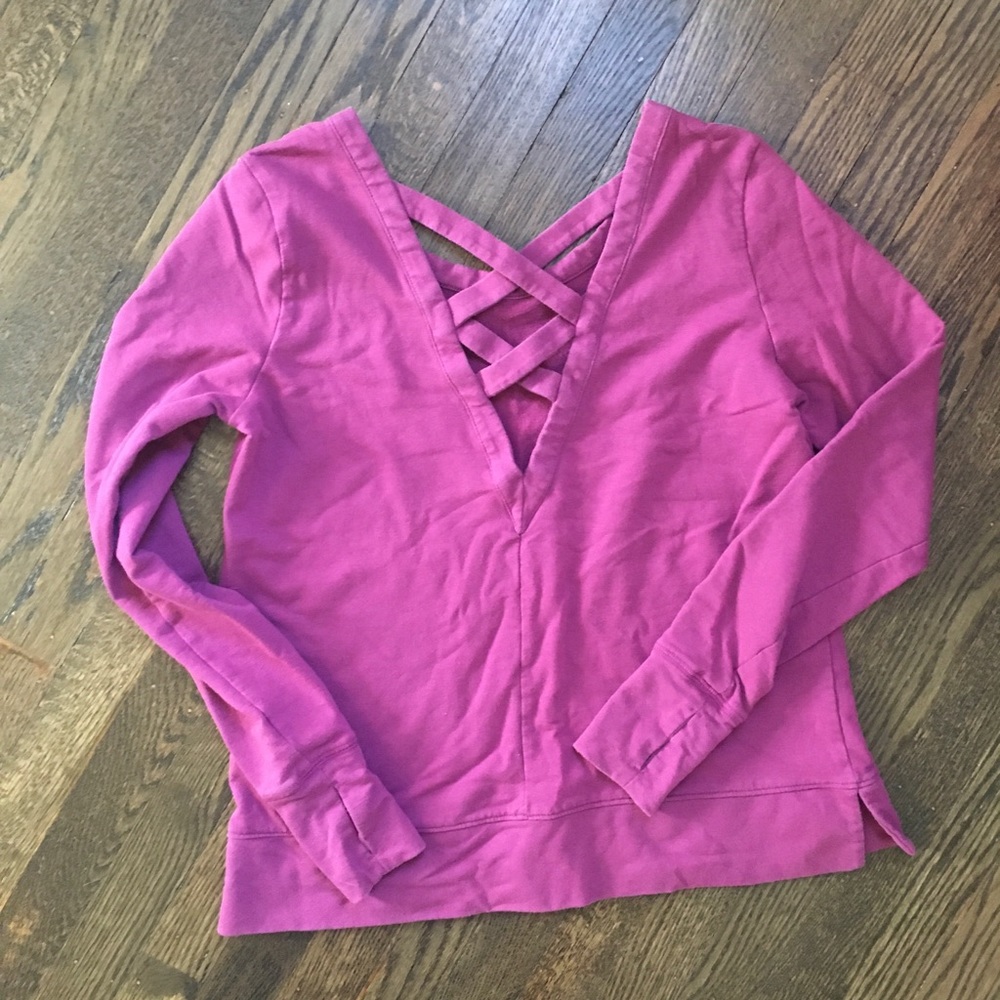 Old Navy Fuschia Active Sweatshirt